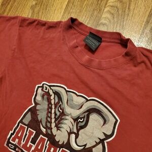 Vintage 90s Alabama Crimson Tide Shirt Adult Large Crimson Red Football Pro Edge